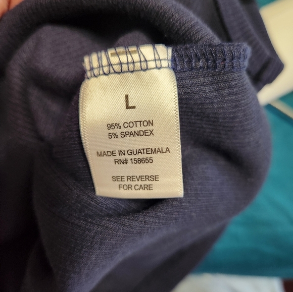 Obsessive Love‎ Navy blue cropped graphic tank top size large - Picture 7 of 9